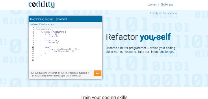 6 Refactor yourself. Train your programming skills – Codility